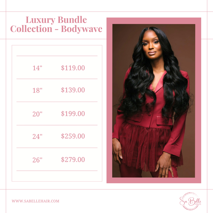 LUXURY VIRGIN BODY WAVE BUNDLES