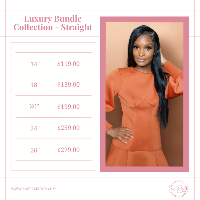 LUXURY VIRGIN STRAIGHT BUNDLES